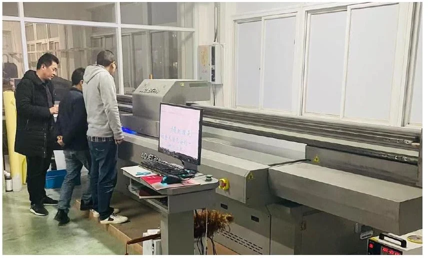 一洲文化制作工厂生产现场